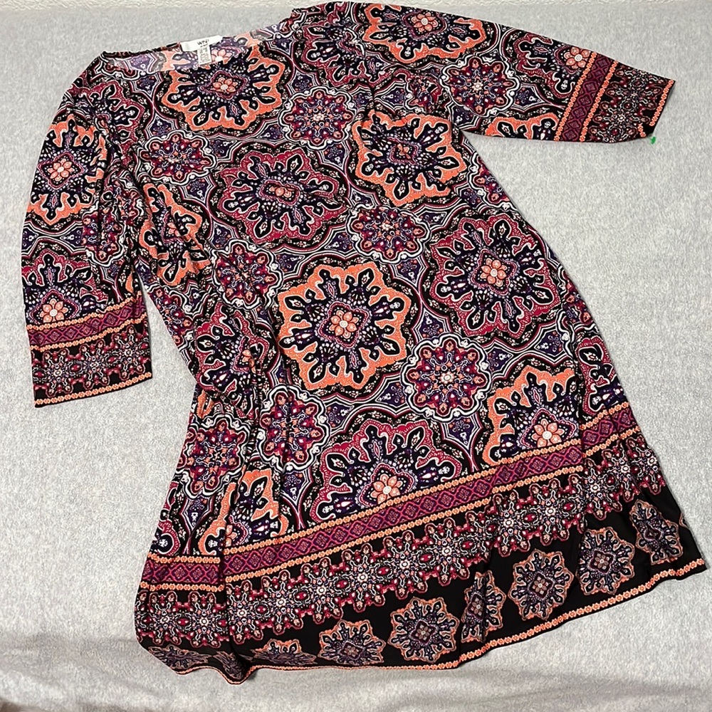 Wisp Woman Slinky Knit Dress Plus Size 24W Career Office Stretch Comfort
